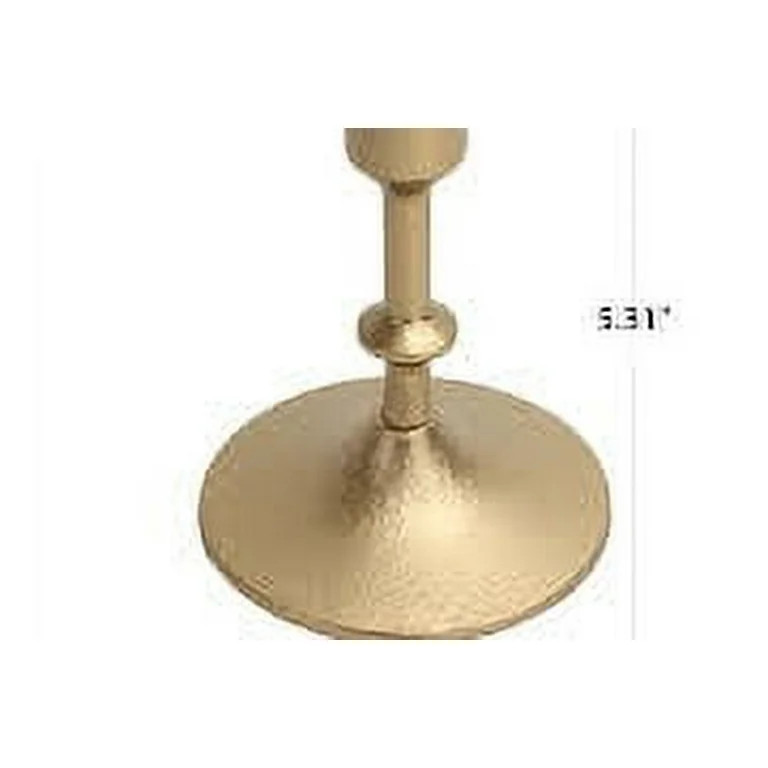 Better Homes & Gardens Gold Cast Iron Taper Candle Holder, 5.3", Medium | Walmart (US)