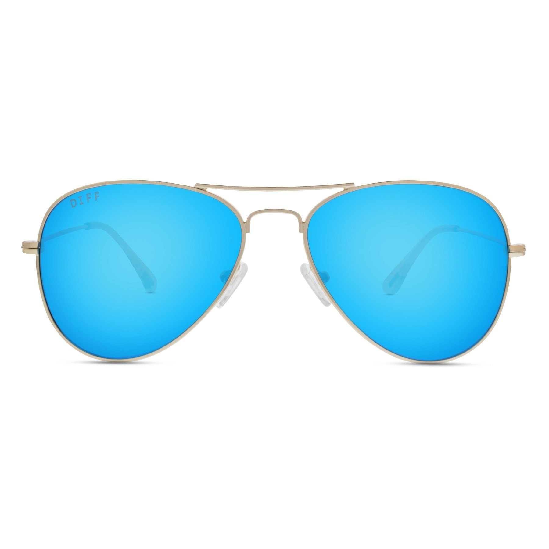 CRUZ - GOLD + BLUE MIRROR | DIFF Eyewear
