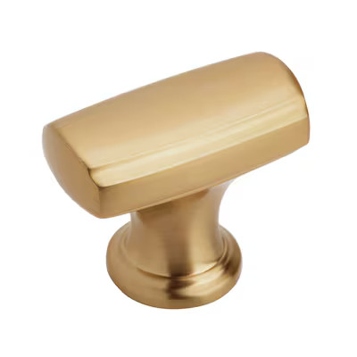 Amerock Highland Ridge Champagne Bronze Rectangular Transitional Cabinet Knob Lowes.com | Lowe's