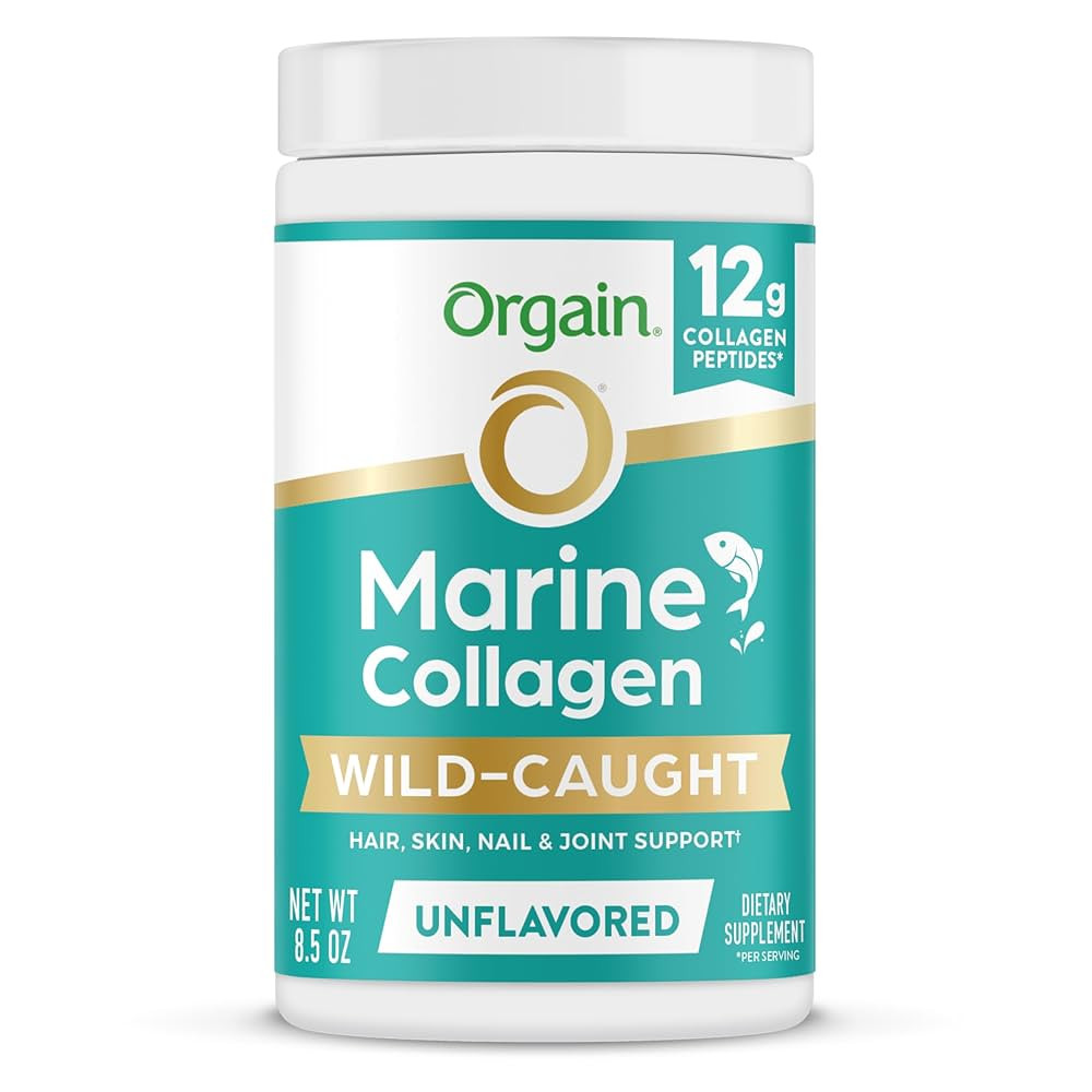 Orgain Wild-Caught Marine Collagen Peptides Powder for Women & Men, Hair, Skin, Nail & Joint Supp... | Amazon (US)
