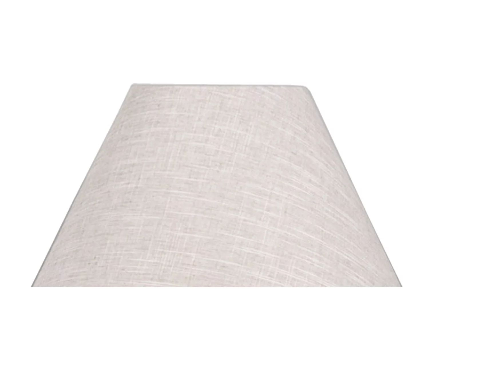 Better Homes & Gardens 7"L x 17"D x 11.5"H Tapered Taupe Empire Lamp Fabric Shade, Adult Use | Walmart (US)