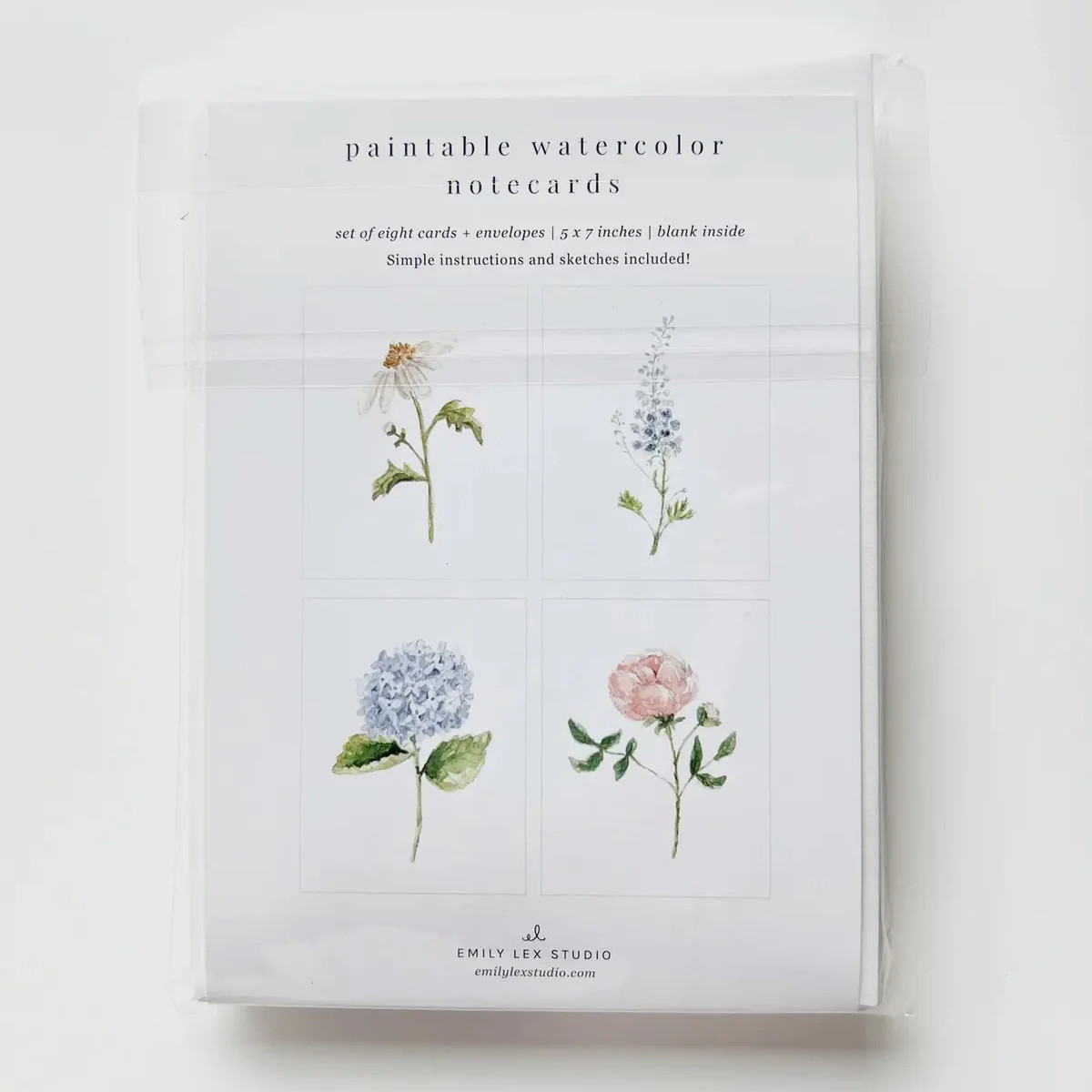 Paintable Watercolor Notecards | The Collection TX 