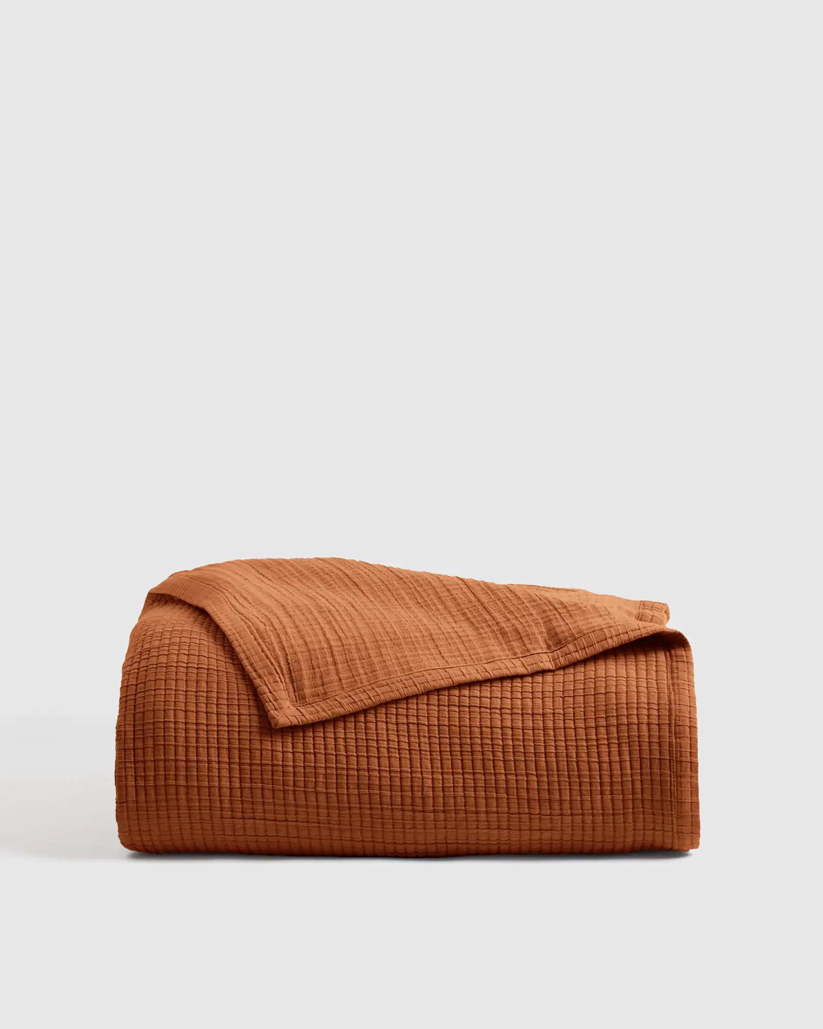 Organic Ribbed Cotton Coverlet | Quince