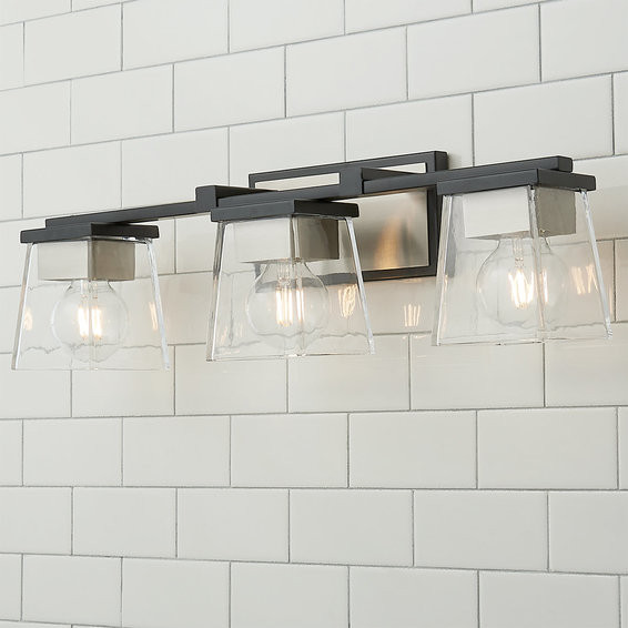 Quadratic Vanity Light - 3 Light | Shades of Light