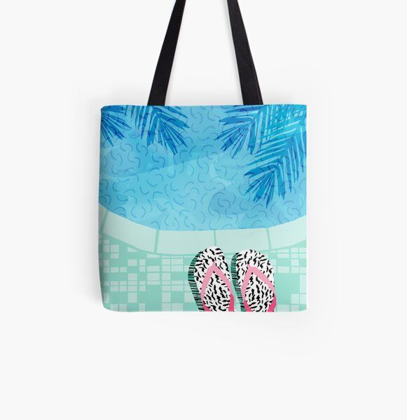 Go Time - swimming retro pool resort oasis palm springs throwback memphis neon trendy 80s art abs... | Redbubble (US)