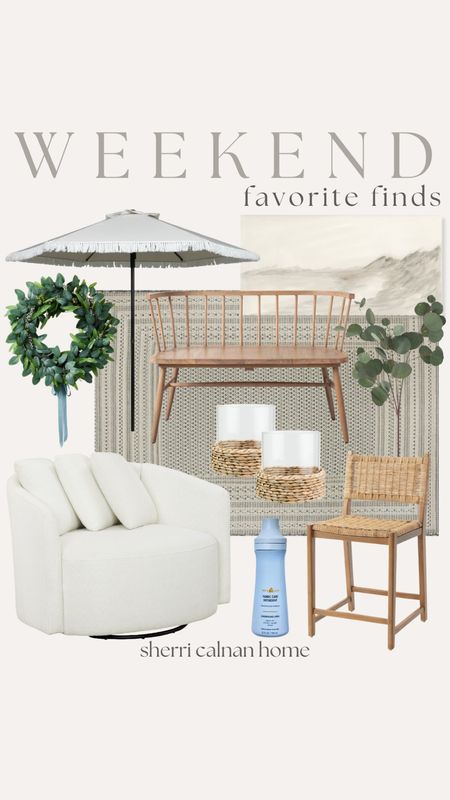 Weekend Favorite Finds

Home decor  neutral home  neutral furniture  patio finds  outdoor decor  accent chair  coastal home  front porch decor  spring home decor

#LTKSeasonal #LTKhome