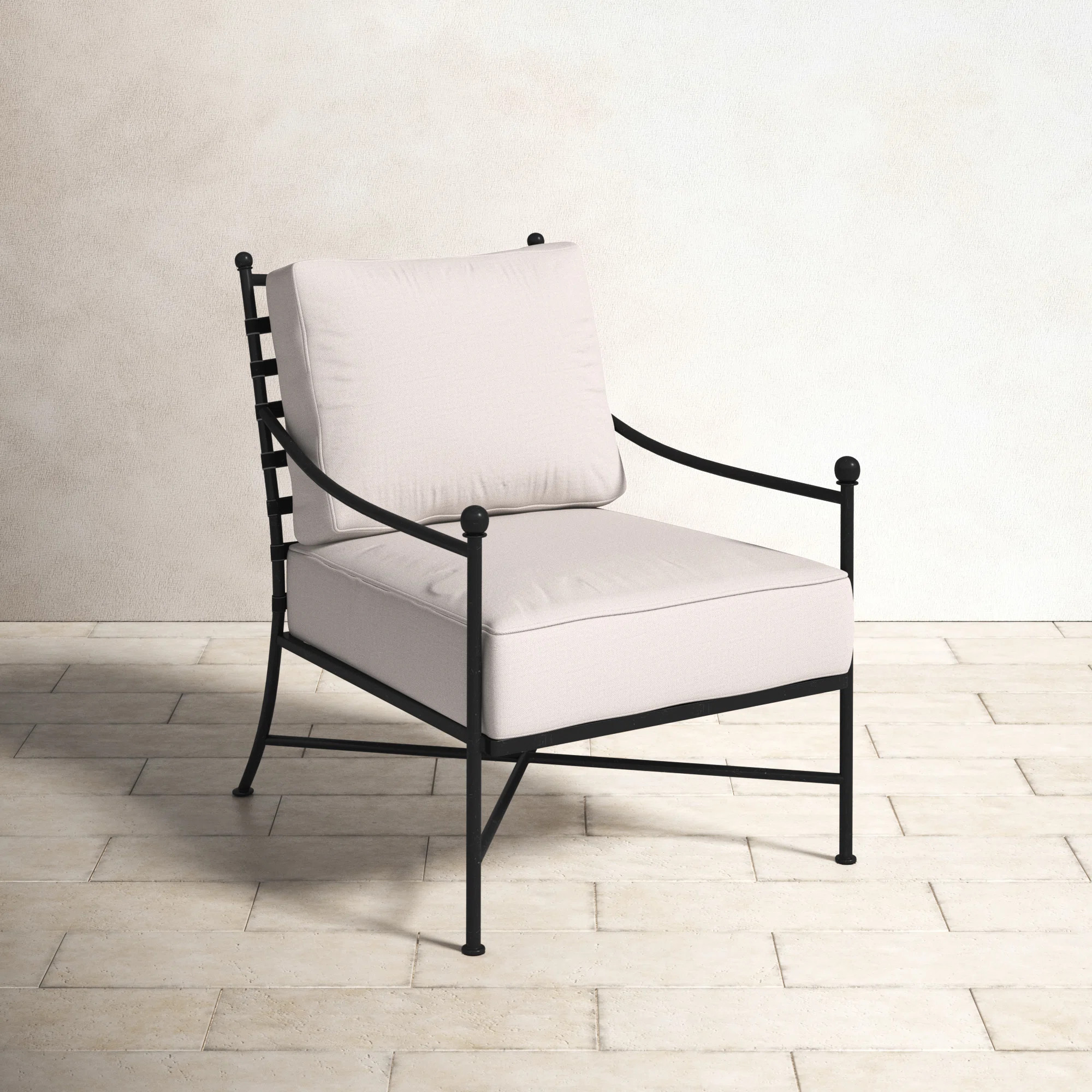 Lucier Patio Chair with SunbCushions | Wayfair North America