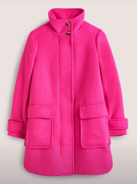 Hot pink winter coat 

#LTKSeasonal #LTKsalealert