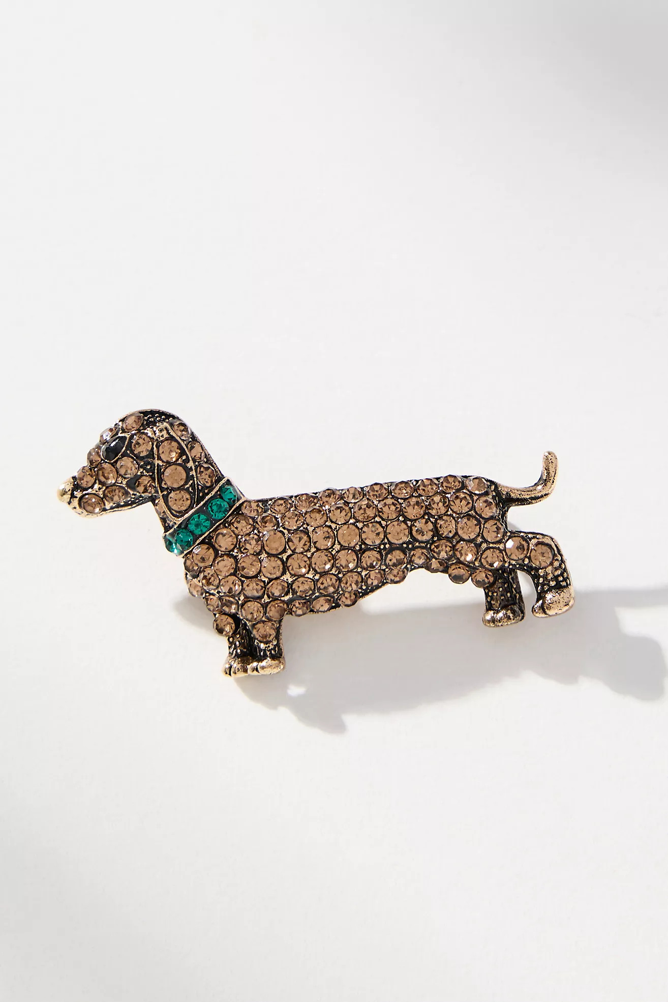 Pearled Pup Pin | Anthropologie (US)