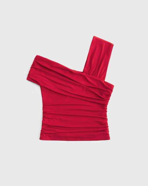 Women's Asymmetrical Wrap Top | Women's Tops | Abercrombie.com | Abercrombie & Fitch (US)