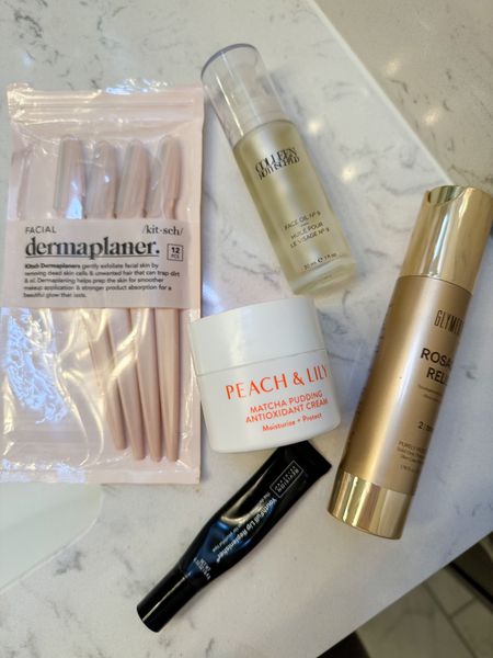 Dermaplane skincare routine! I use very gentle skincare products because my skin is sensitive. The honed product was purchased from an esthetician  

#LTKbeauty