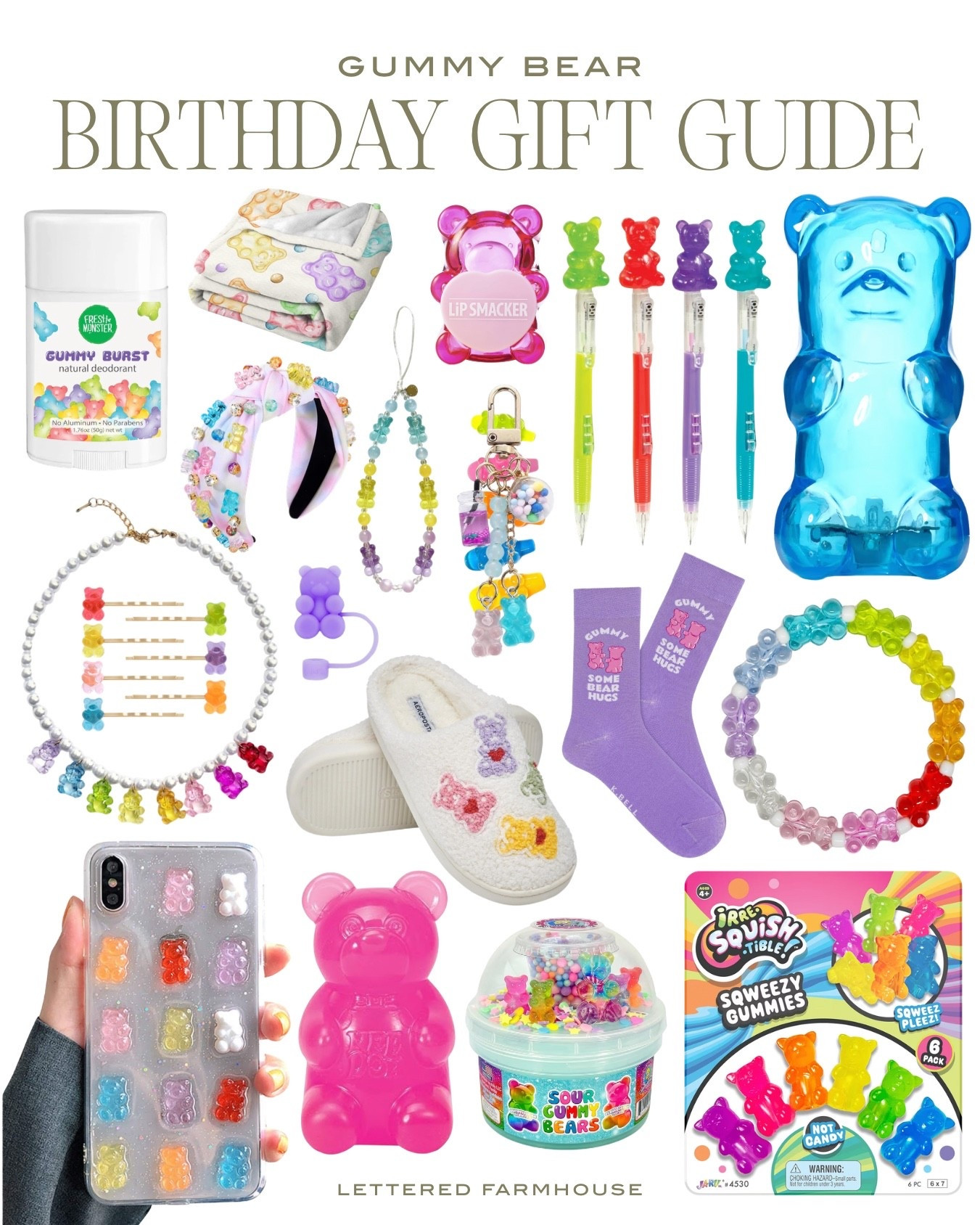Pinterest Predicts just confirmed it — Gimme Gummy is one of the biggest trends heading into 2026, and this playful gummy bear gift guide is already ahead of the curve. From colorful gummy bear accessories and candy-inspired tech cases to cozy slippers, socks, lip balm, and sweet little surprises, these gummy-themed gifts are perfect for birthdays, tweens, teens, and anyone who loves fun, nostalgic, dopamine-boosting finds. Bright colors, Y2K vibes, novelty gifts, and playful details make this trend ideal for birthday gifting, stocking stuffers, and trend-forward celebrations. Save this for 2026 gift ideas, candy-core aesthetics, and playful Amazon finds that feel joyful, fun, and totally Pinterest-worthy.

#LTKFindsUnder50 #LTKGiftGuide #LTKKids