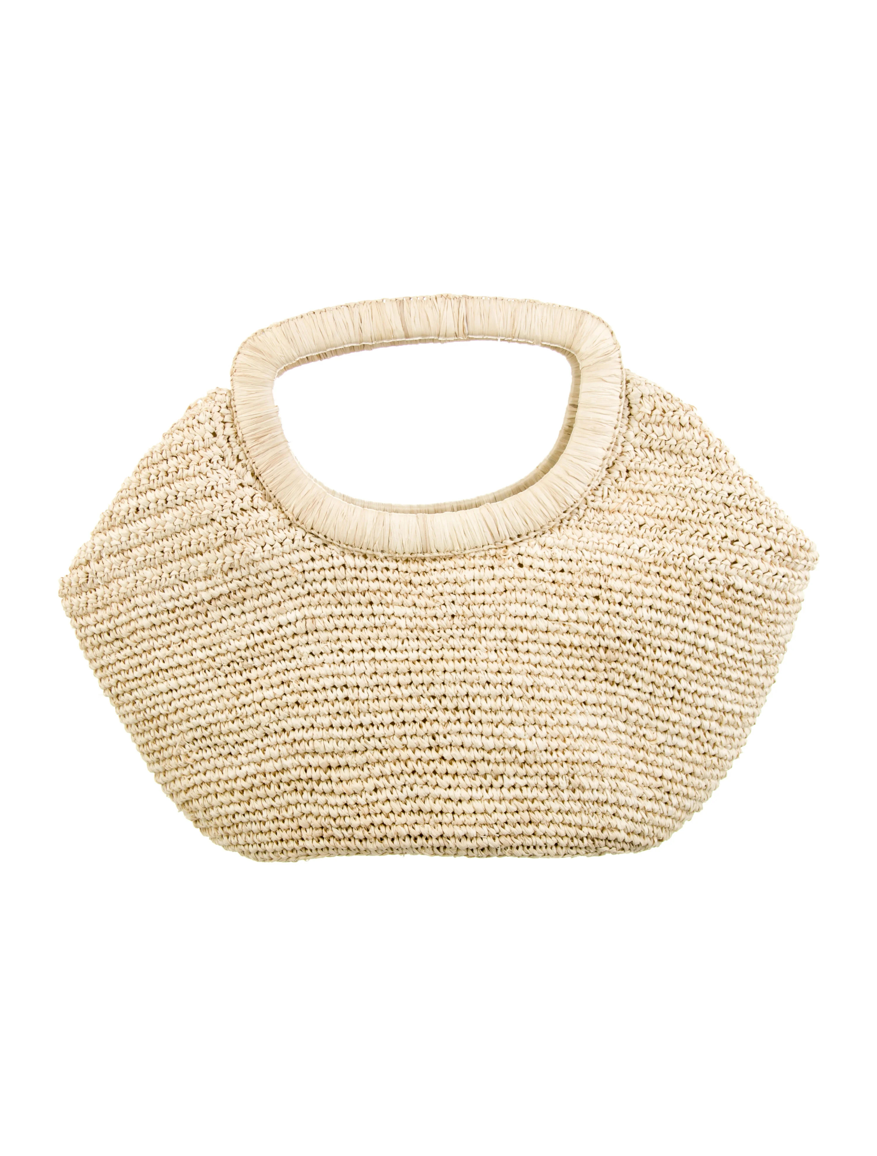 Pari Raffia Top Handle w/Tags | The RealReal