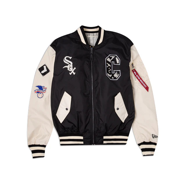 Alpha Industries X Chicago White Sox Alt MA-1 Bomber Jacket | New Era