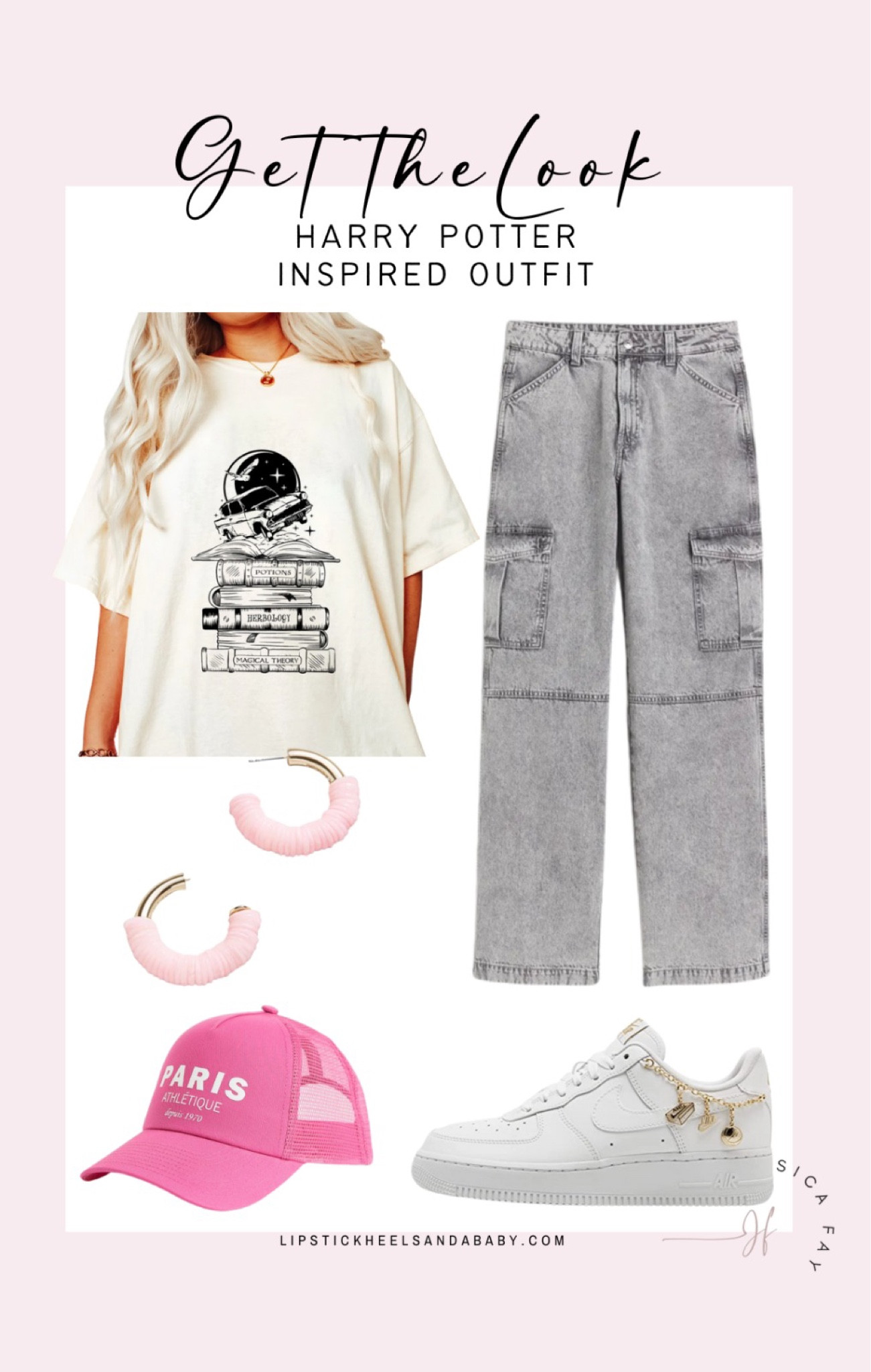 Harry Potter inspired outfit harry potter tshirt cargo pants spring break outfit 

#LTKunder100 #LTKunder50
