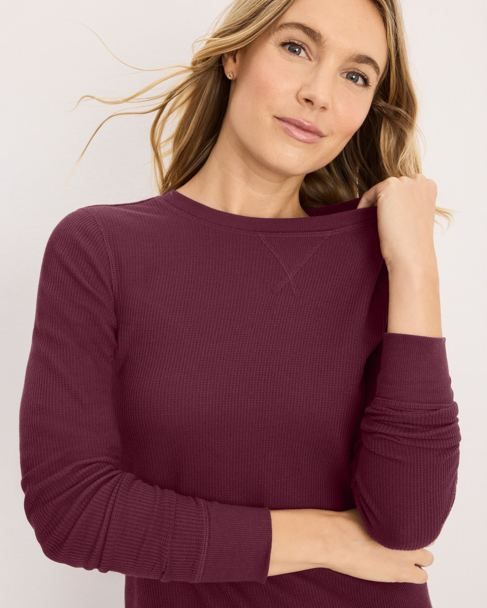 Long Sleeve Waffle Crew | Jockey