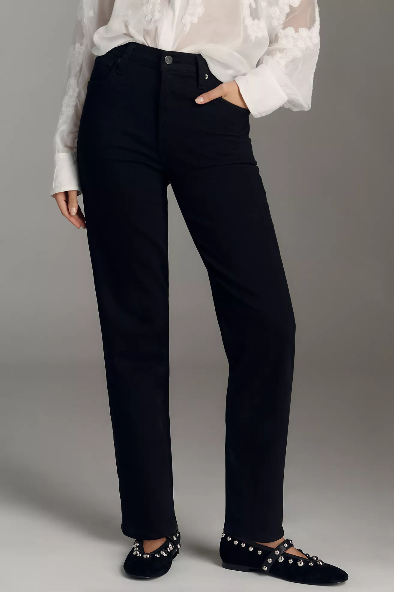 Citizens of Humanity Caia High-Rise Straight-Leg Jeans | Anthropologie (US)