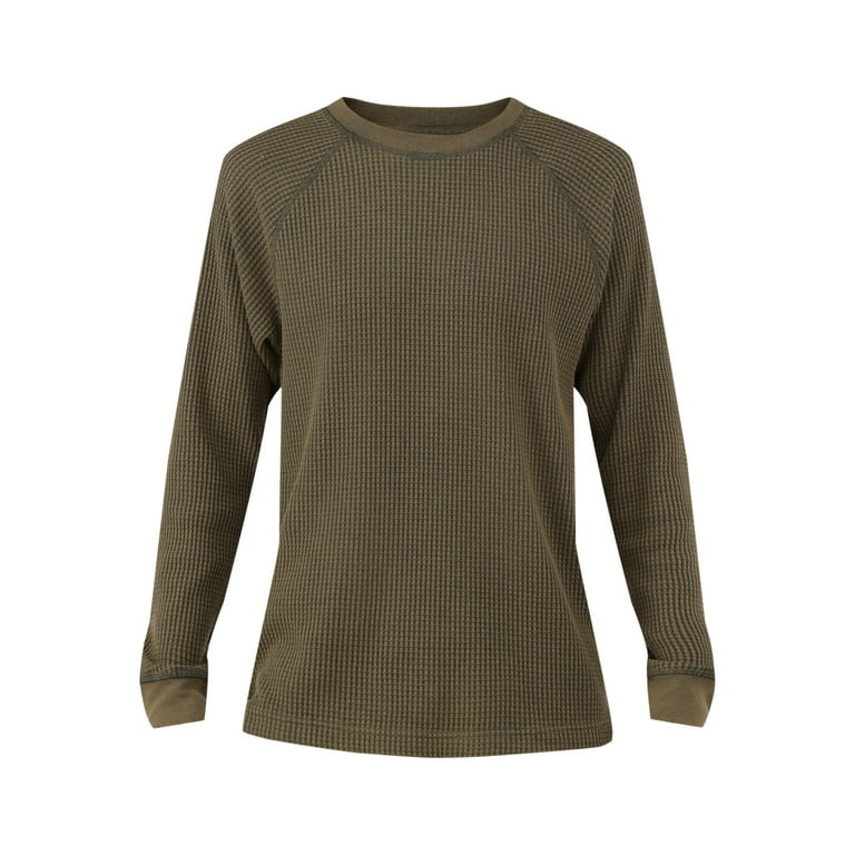 No Boundaries Men's & Big Men's Raglan Sleeve Thermal Shirt, Sizes XS-5XL | Walmart (US)