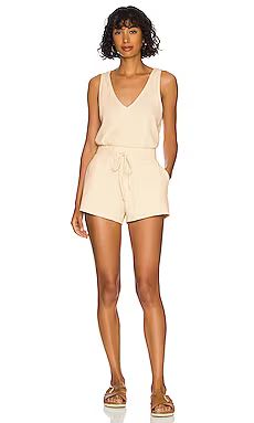 Lovers and Friends Easy Breezy Romper in Ivory from Revolve.com | Revolve Clothing (Global)