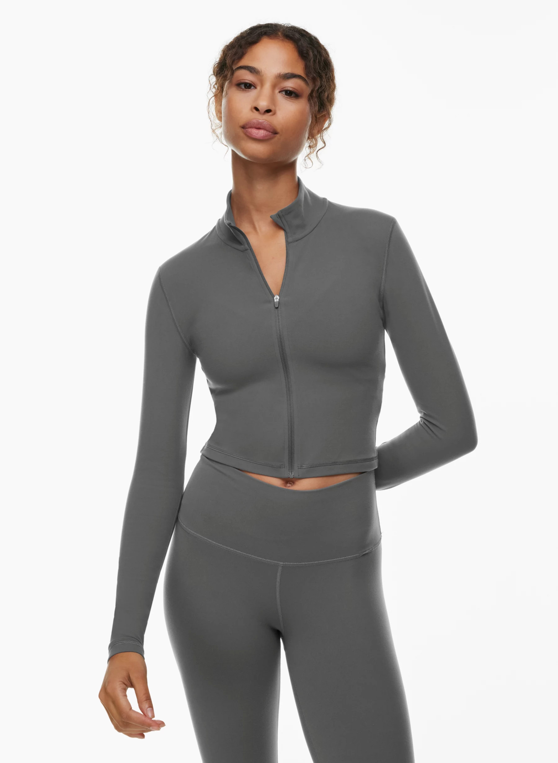 TNABUTTER™ LIMIT ZIP LONGSLEEVE | Aritzia