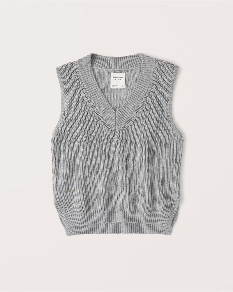 Oversized Sweater Vest | Abercrombie & Fitch (US)