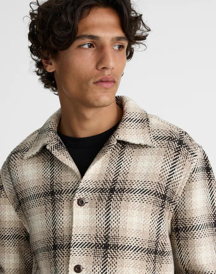 Twill Shirt-Jacket in Broken Plaid | Madewell