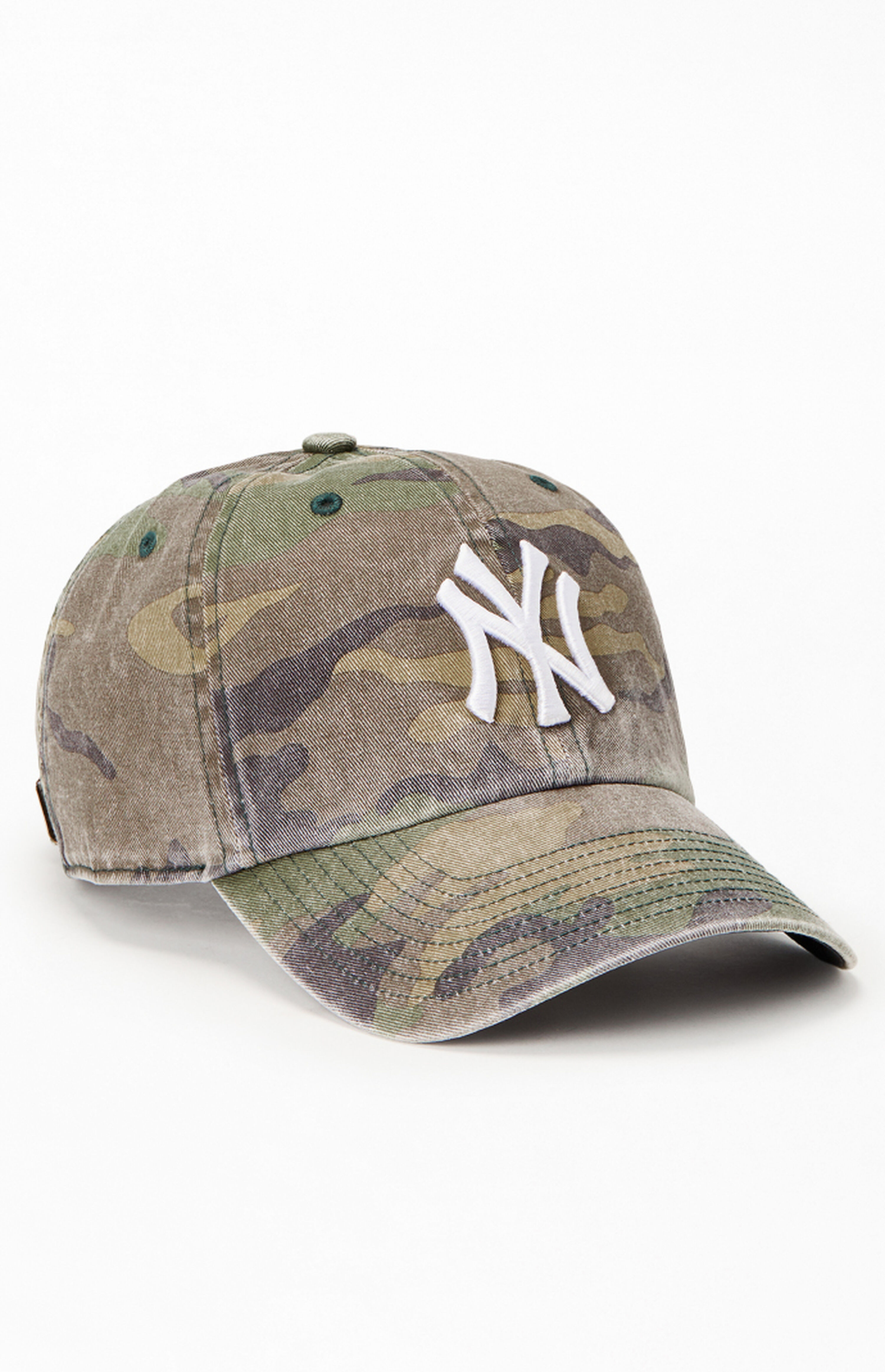 47 Brand Camo NY Yankees Dad Hat | PacSun