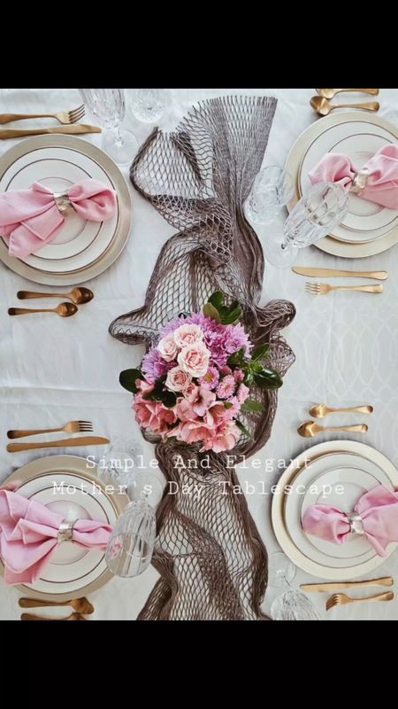 Simple and Elegant Mother's day TablescapeMother’s Day is right around the corner. Here's a super simple yet elegant floral inspired Mother’s Day Table.Even if you’re not hosting Mother’s Day, these tablescape ideas would be great for any spring or summer event.

#LTKSeasonal #LTKVideo #LTKhome