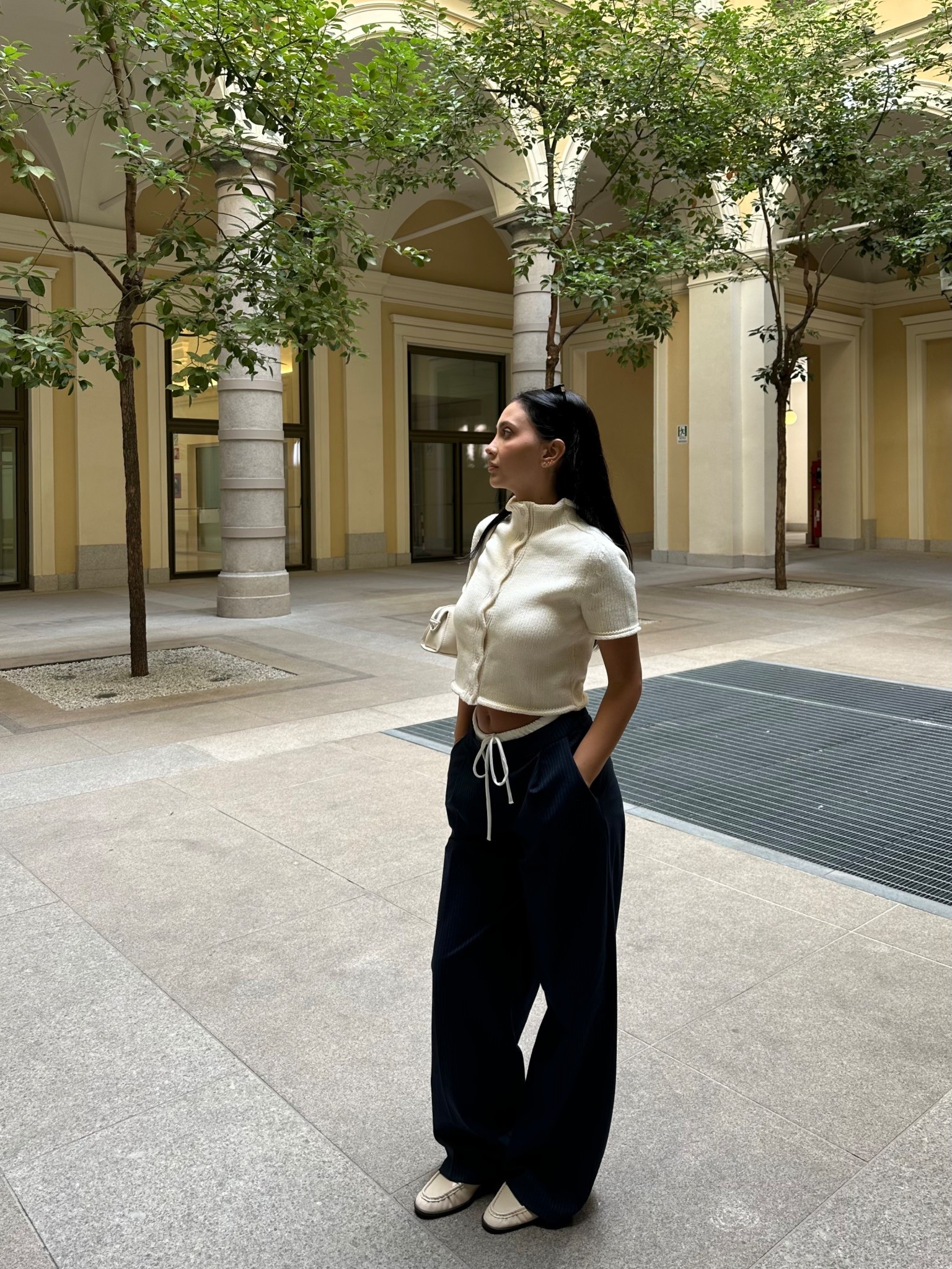 Ecru button tee with pinstripe trousers & off white loafers 🍂🤎

#LTKFindsUnder50 #LTKSeasonal #LTKStyleTip