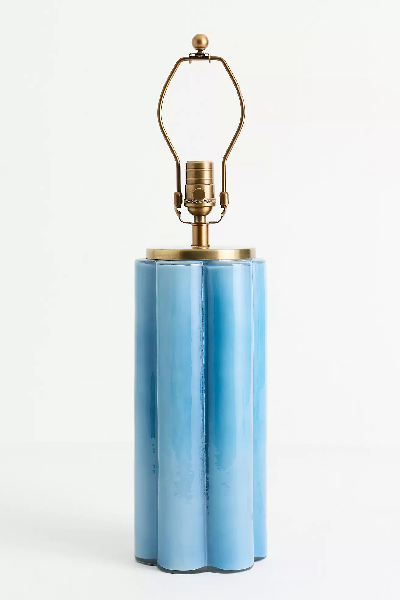 Scalloped Glass Lamp Base | Anthropologie (US)