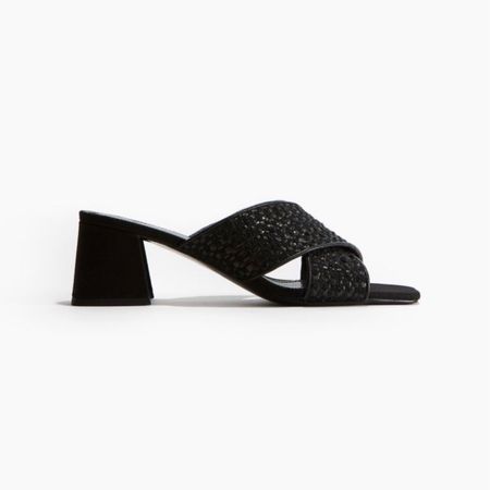 Black heeled mule sandals 

#LTKfindsunder50 #LTKstyletip #LTKSeasonal
