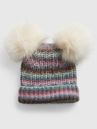 Toddler Double Pom Beanie | Gap (US)