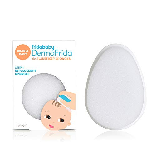 Frida Baby Replacement Sponges for The 3-Step Cradle Cap System by Dermafrida The Flakefixer 2 Pack of Soft Sponges Work with The Flakefixer System(Sold Separately) | Amazon (US)