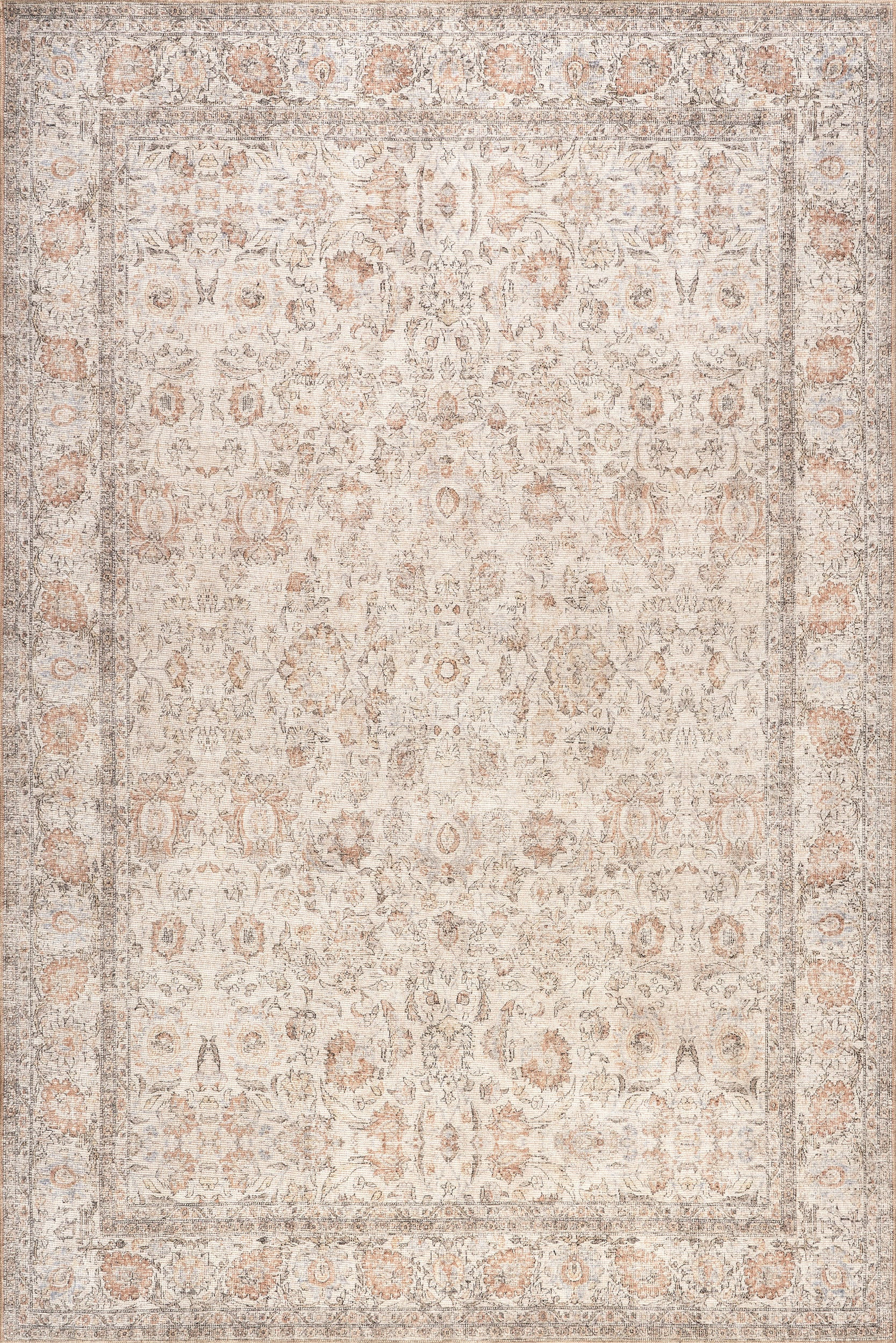 Clinton Antiqued Jute-Blend Rug | Rugs USA