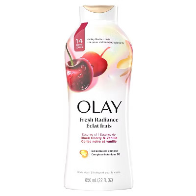 Olay Fresh Outlast Black Cherry & Vanilla Body Wash - 22 fl oz | Target