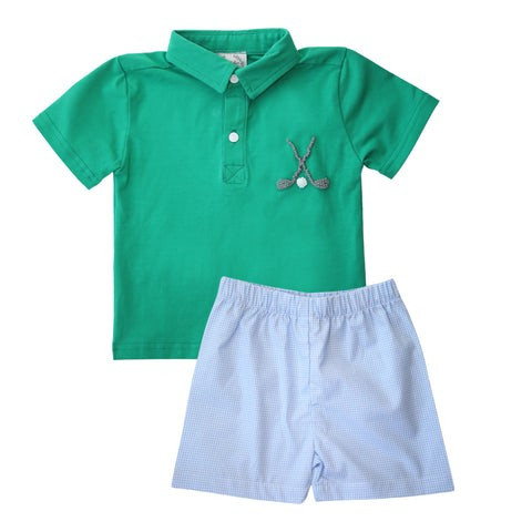 Augusta Polo & Shorts Set | The Bella Bean