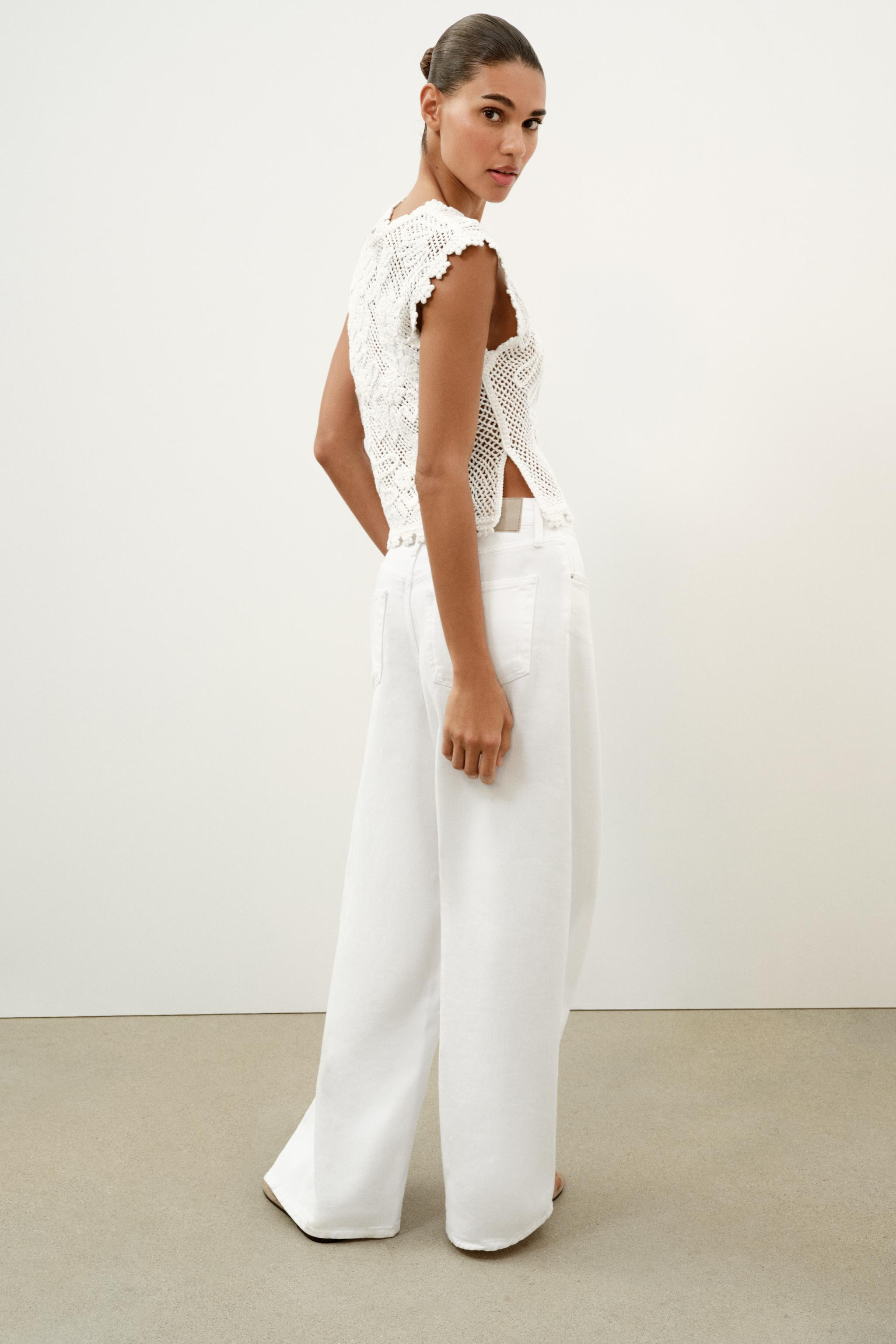 CROCHET SLEEVELESS TOP | Zara US