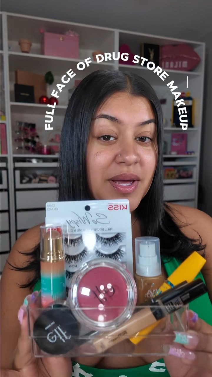 drugstore vs high end🫣 IDKKKK I LIKEEE, what do yall think? 👀

products:
@elfcosmetics – Brow Lift
@rarebeauty – Brow Gel
@elfcosmetics – Holy Smokes Micro-Fine Brow Pencil
@nyxcosmetics – Lift & Snatch! Brow Tint Pen
@benefitcosmetics – Precisely, My Brow Pencil
@maybelline – Fit Me Concealer
@toofaced – Born This Way Multi-Use Sculpting Concealer
@kissproducts – So Wispy Full Bouncy Volume & Curl Lashes
@elfcosmetics – Power Grip Primer
@hudabeauty – Easy Bake Primer
@lorealparis – True Match Foundation
@toofaced – Born This Way Undetectable Foundation
@physiciansformula – Butter Glow & Go Multi-Use Stick
@makeupbymario – Soft Pop Blush Stick
@elfcosmetics – Powder Blush
@rarebeauty – Soft Pinch Powder Blush
@maybelline – Colossal Waterproof Mascara
@lorealparis – Infallible Loose Setting Powder
@hudabeauty – Easy Bake Loose Setting Powder

#LTKBeauty #LTKFindsUnder50 #LTKFindsUnder100