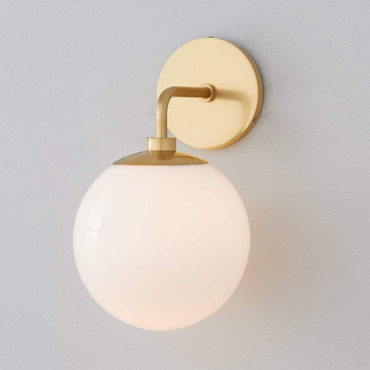 Minimalist Globe Sconce - 1 Light | Shades of Light