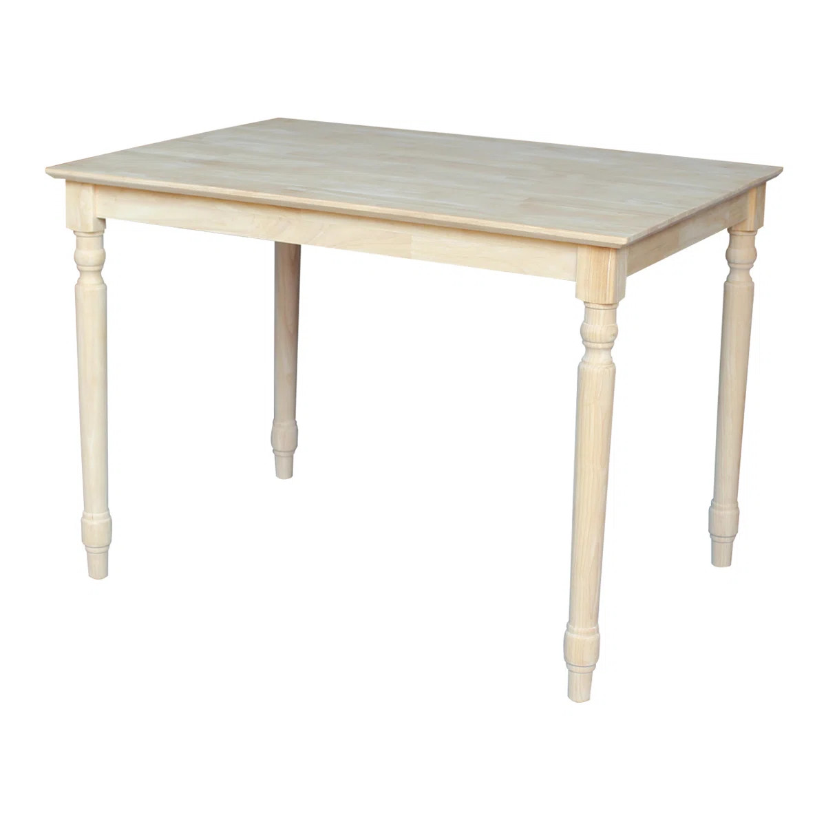 Turned Solid Wood Top Dining Table | Wayfair North America