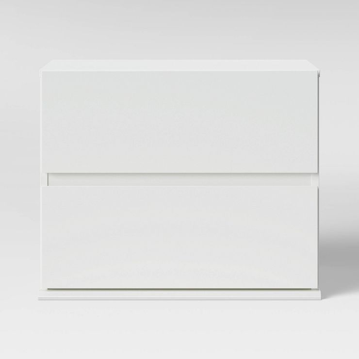 2 Drawer Modular Nightstand White - Room Essentials™ | Target