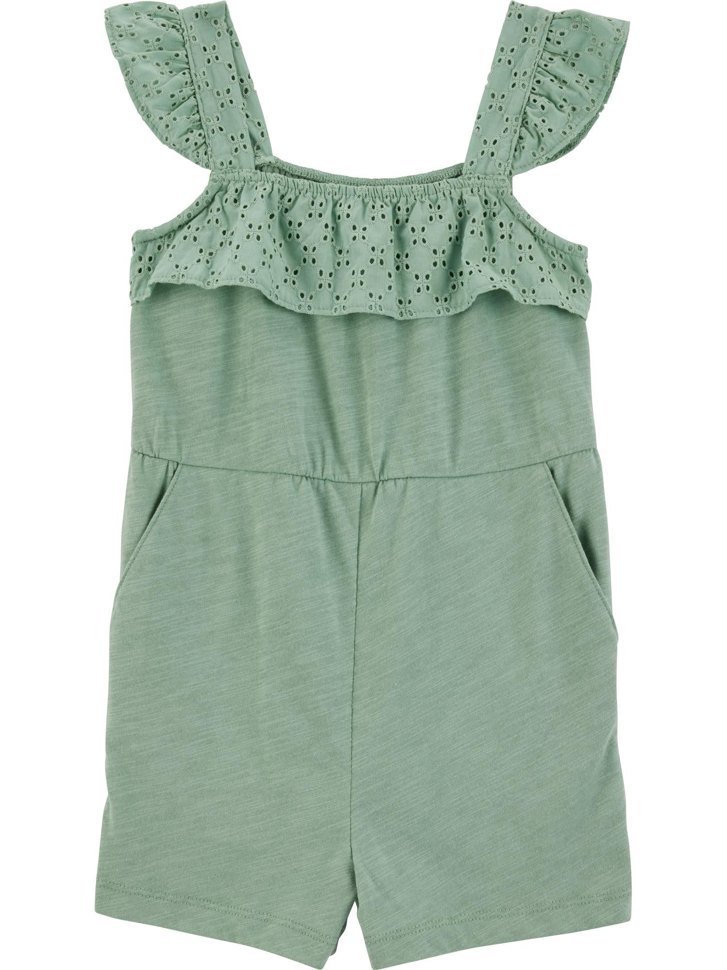 Carter's Child of Mine Baby and Toddler Girl Romper, Sizes 12M-5T | Walmart (US)