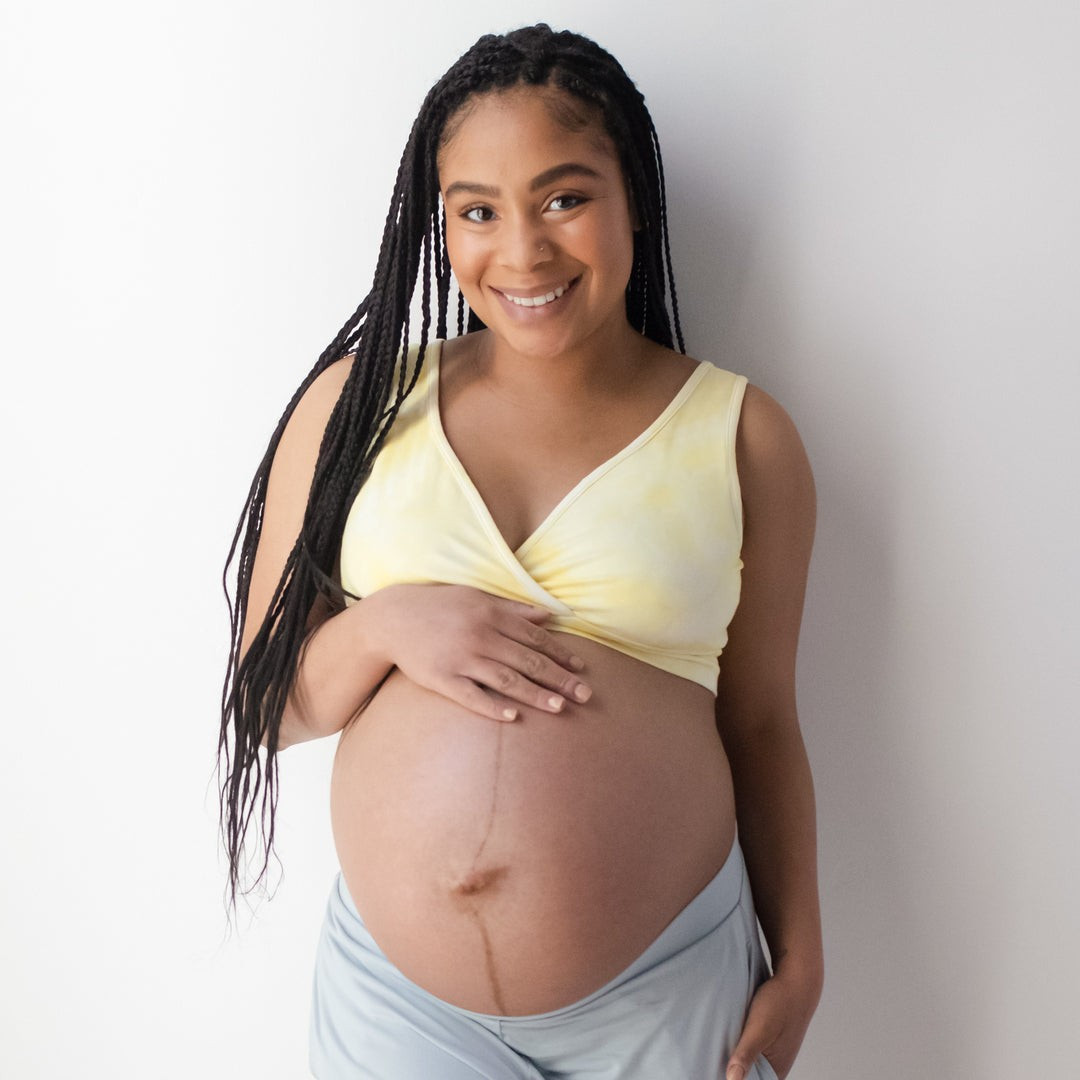 Organic Cotton Nursing & Sleep Bra / Sunshine Tie Dye | Kindred Bravely