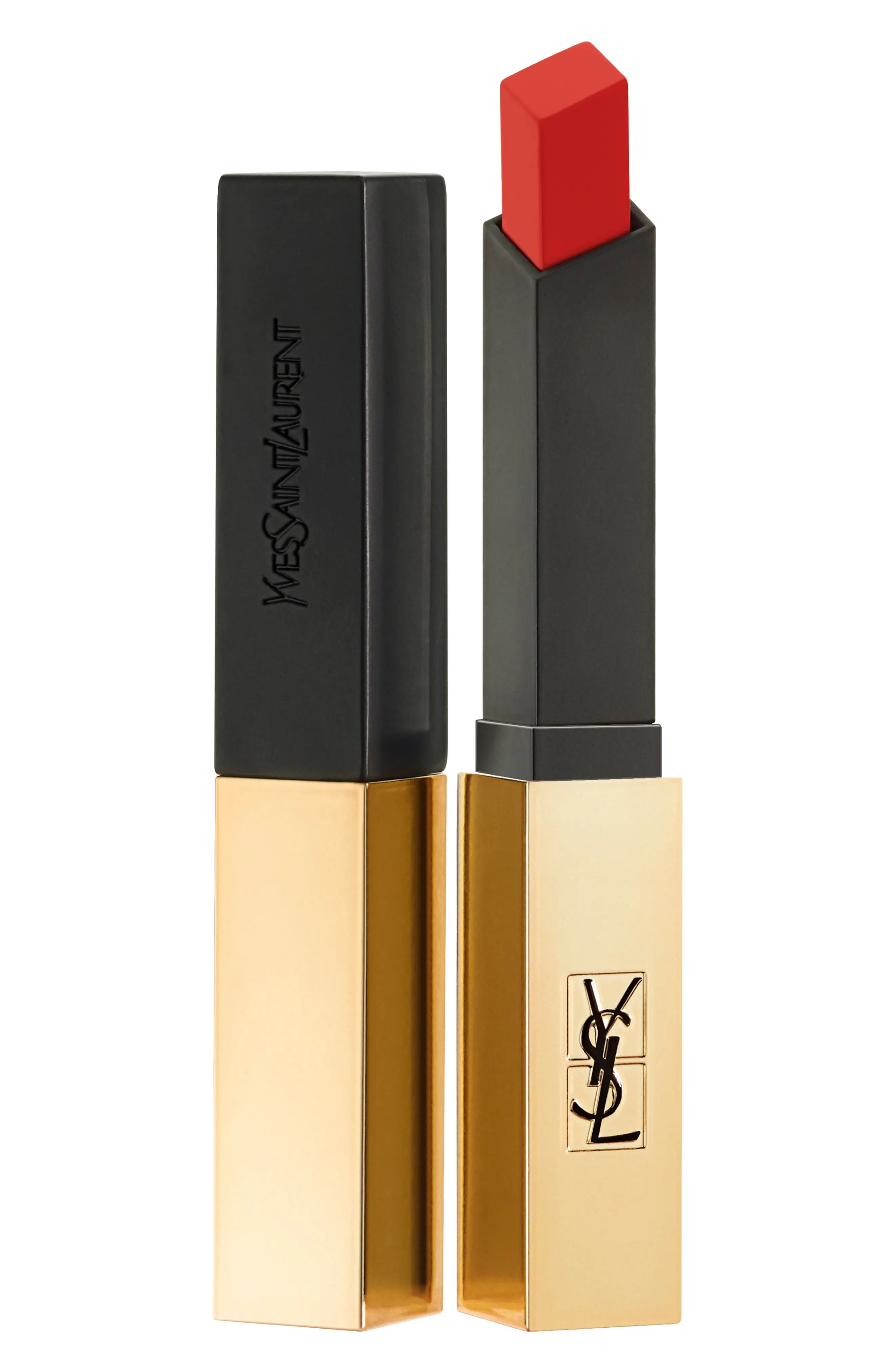 Yves Saint Laurent Rouge Pur Couture The Slim Matte Lipstick in 28 True Chili at Nordstrom | Nordstrom