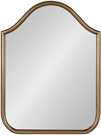Kate and Laurel Fellows Traditional Scalloped Arched Wall Mirror, 18 x 24, Gold, Decorative Vinta... | Amazon (US)
