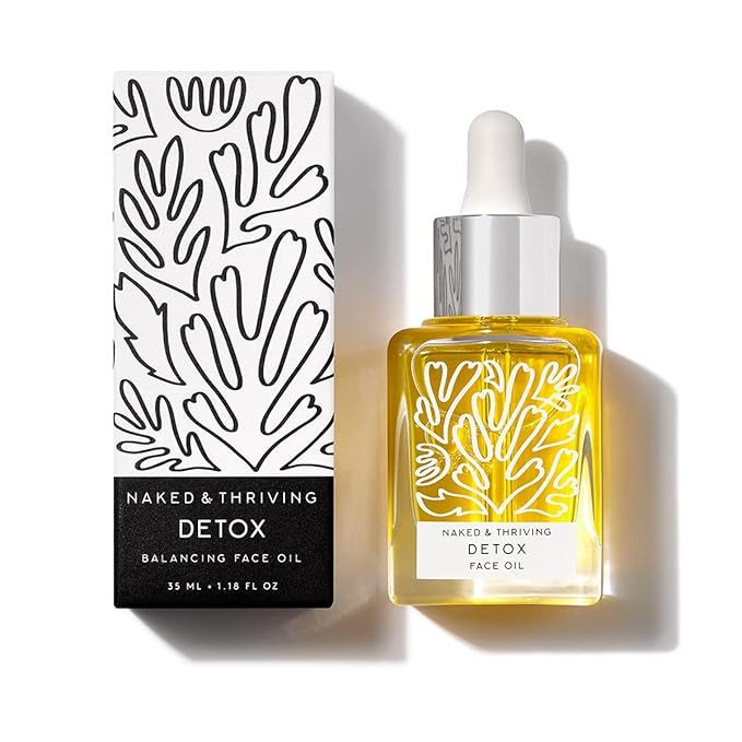Naked & Thriving Detox Balancing Facial Oil - Organic, Vegan, All-Natural Skin Care & Face Oil (1... | Amazon (US)