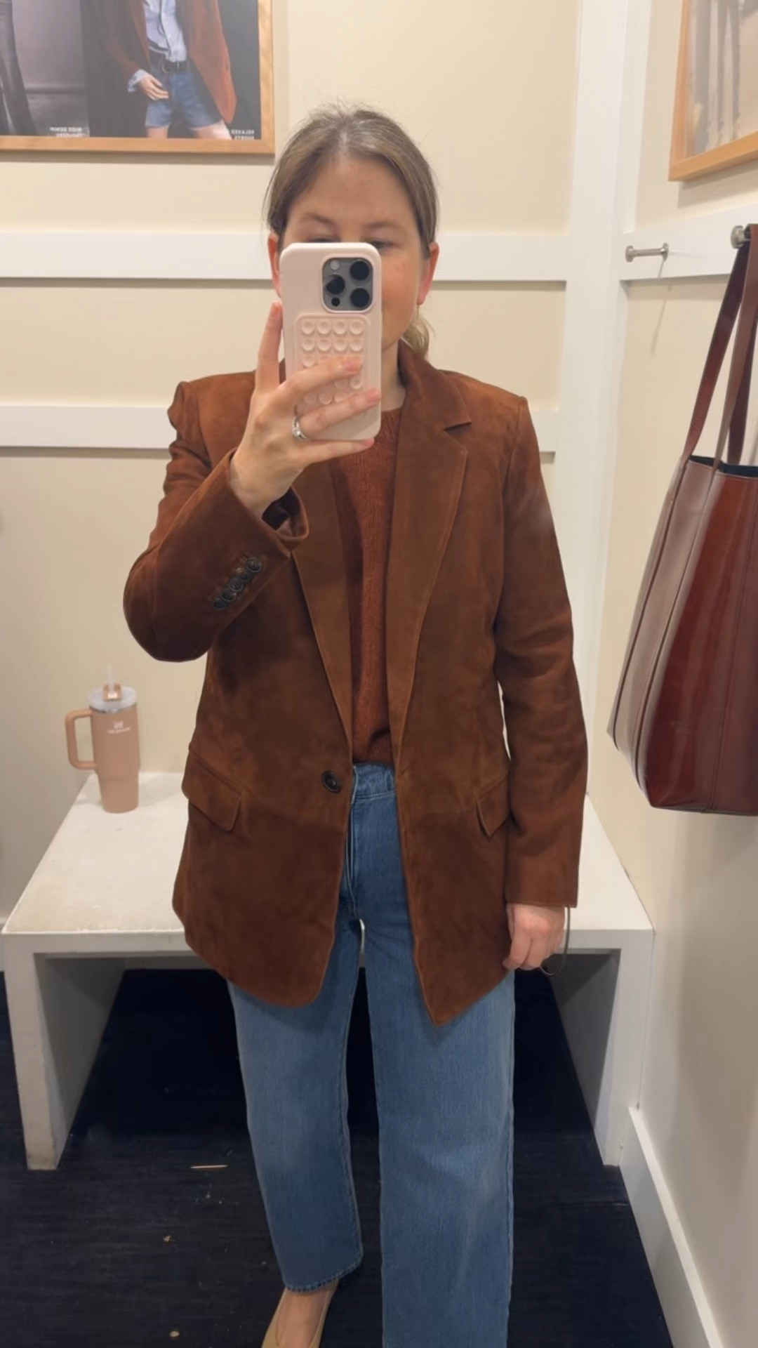 Suede blazer perfect with jeans, a skirt, or over a dress. Love the color! I’m wearing a 0 and I’m normally a 2 or 4, so size down one size. 

#LTKSeasonal #LTKStyleTip #LTKWorkwear