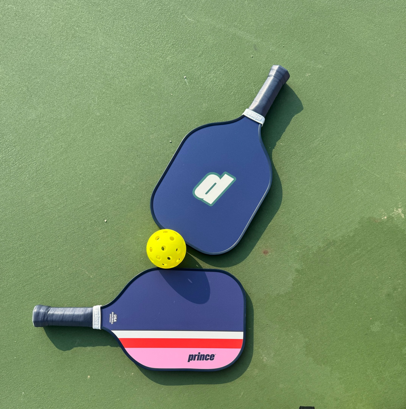 I have been playing pickleball with my mom, and we love it! It is such a great cardio workout and takes more skill than it looks. We love our Prince paddles  

#LTKFitness #LTKActive #LTKFamily