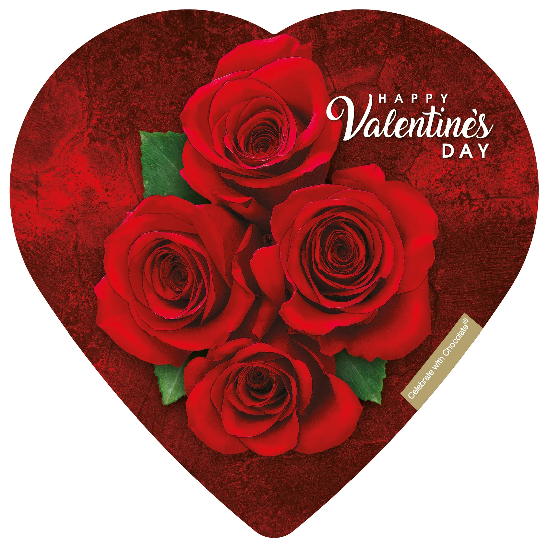 Elmer Chocolate Assorted Chocolate Rose IV Heart 2oz 5 Pieces | Walmart (US)