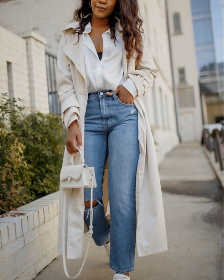 Some key transitional pieces for the perfect fall capsule wardrobe:
Trenchcoat
Nordstrom High waisted Jeans
Chunky White Sneakers

casual outfit, workwear, fall style, fall outfit, fall fashion, trenchcoat, high waisted jeans, white sneakers, #ltkfall #ltkworkwear

#LTKsalealert #LTKunder100 #LTKSeasonal